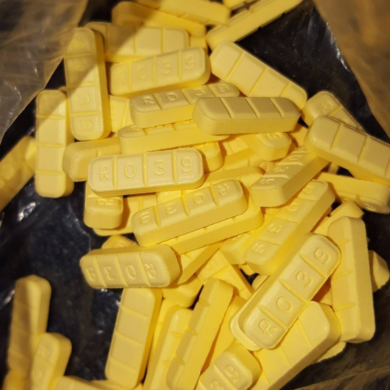 Yellow Xanax bars